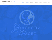 Tablet Screenshot of gorgeouzfacez.com